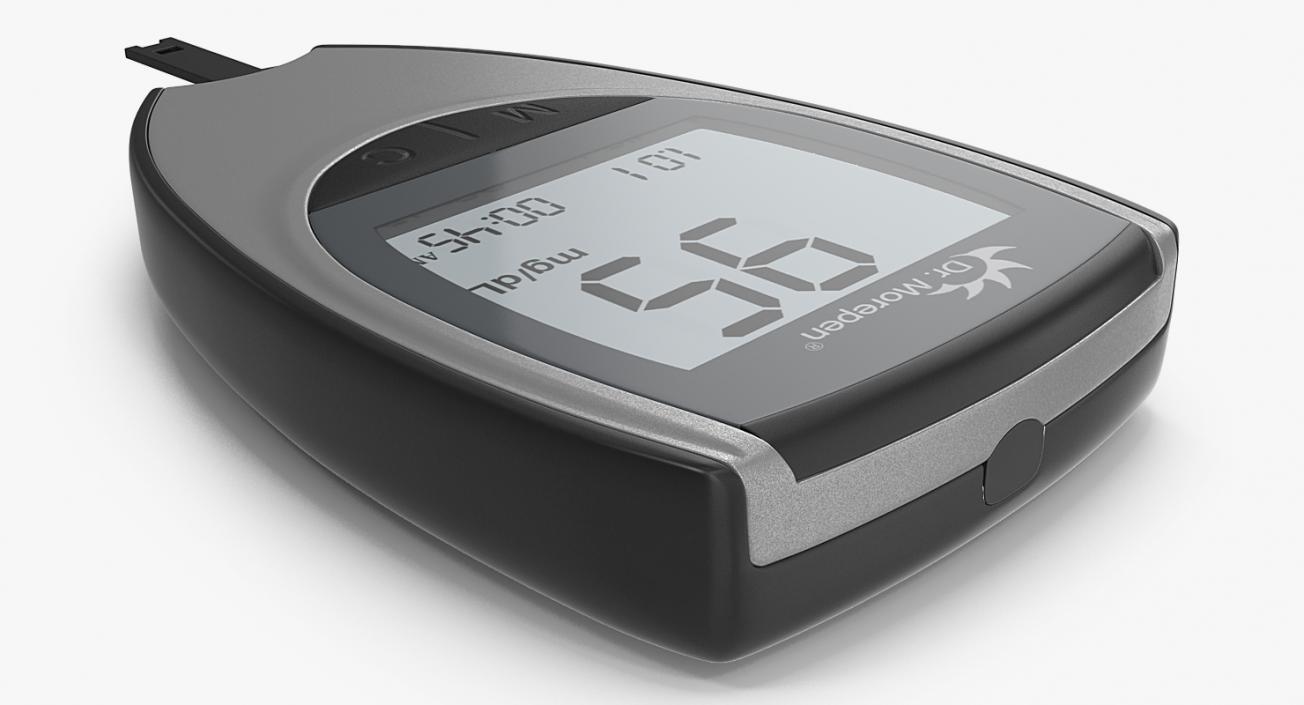 Blood Glucose Meter 3D model