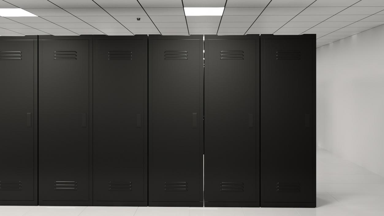 3D model Server Data Center with Worker