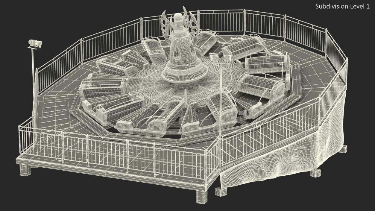 3D model Flat Ride Attraction