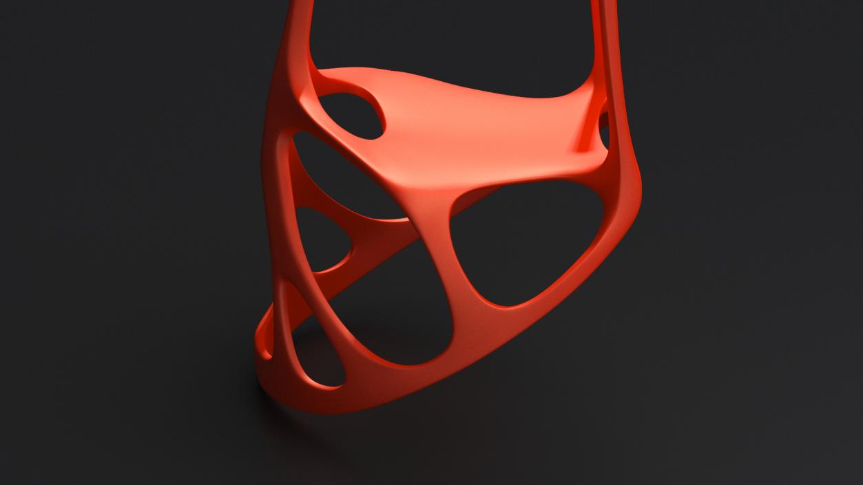 3D Modern Red Chair