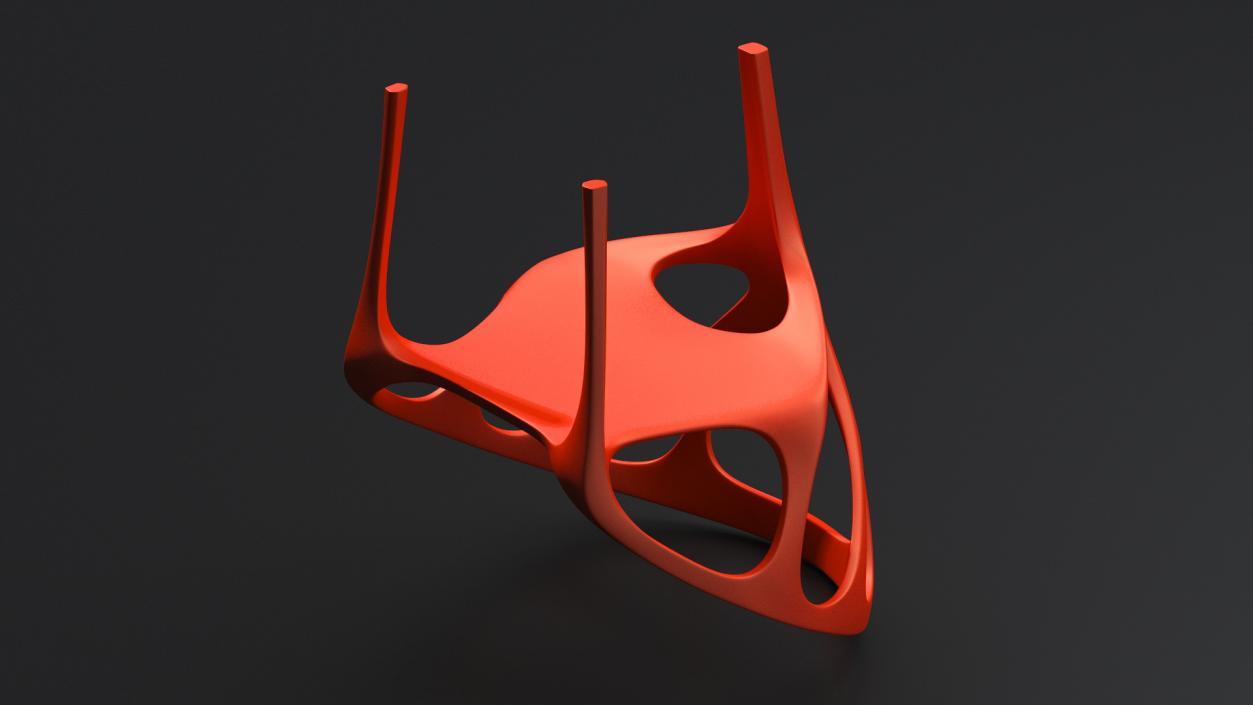 3D Modern Red Chair