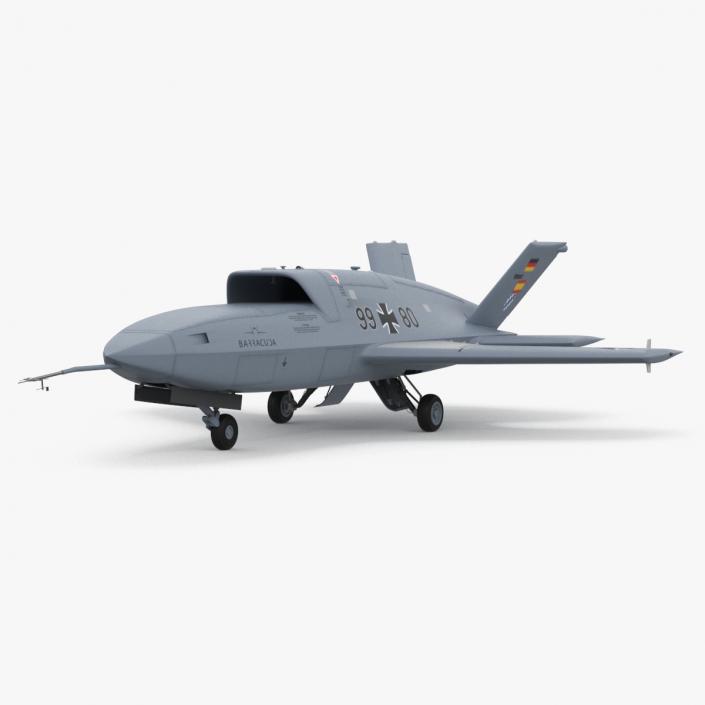 3D model Jet Powered UAV EADS Barracuda