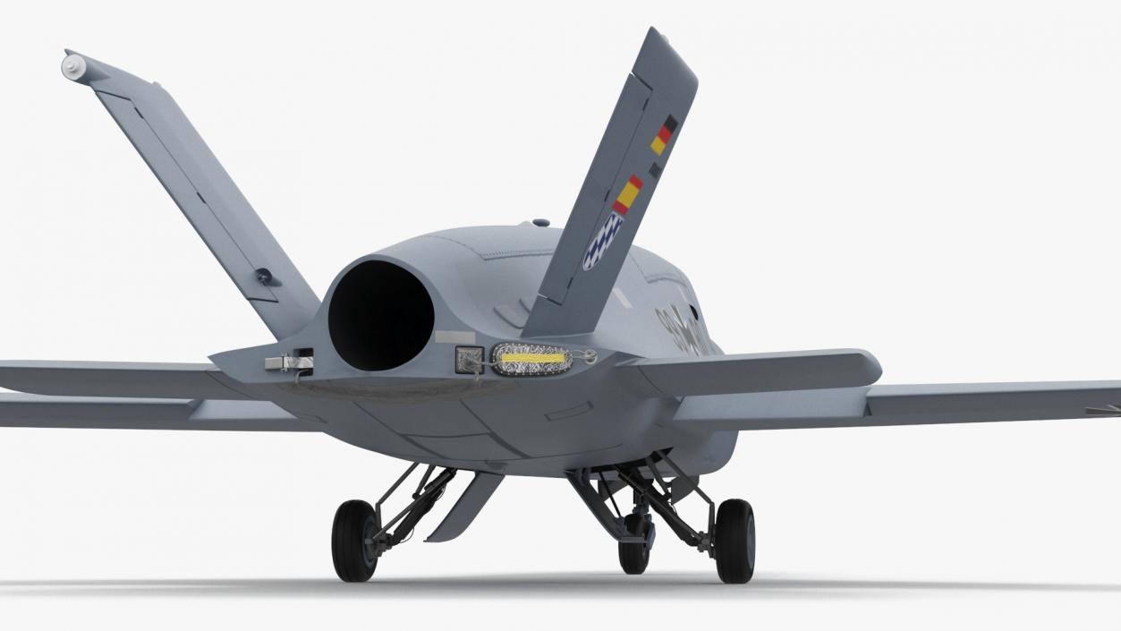 3D model Jet Powered UAV EADS Barracuda