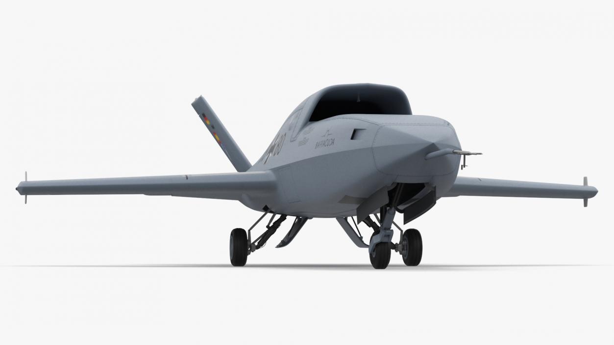 3D model Jet Powered UAV EADS Barracuda