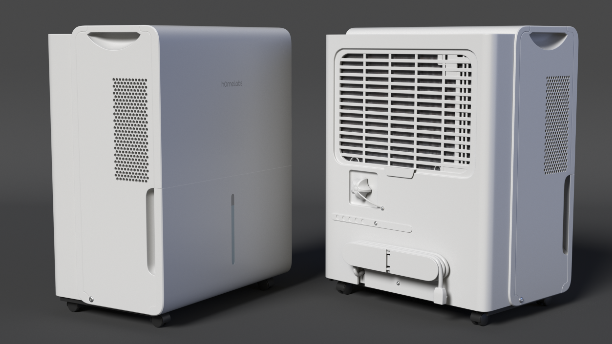 Dehumidifier HOmeLabs White 3D