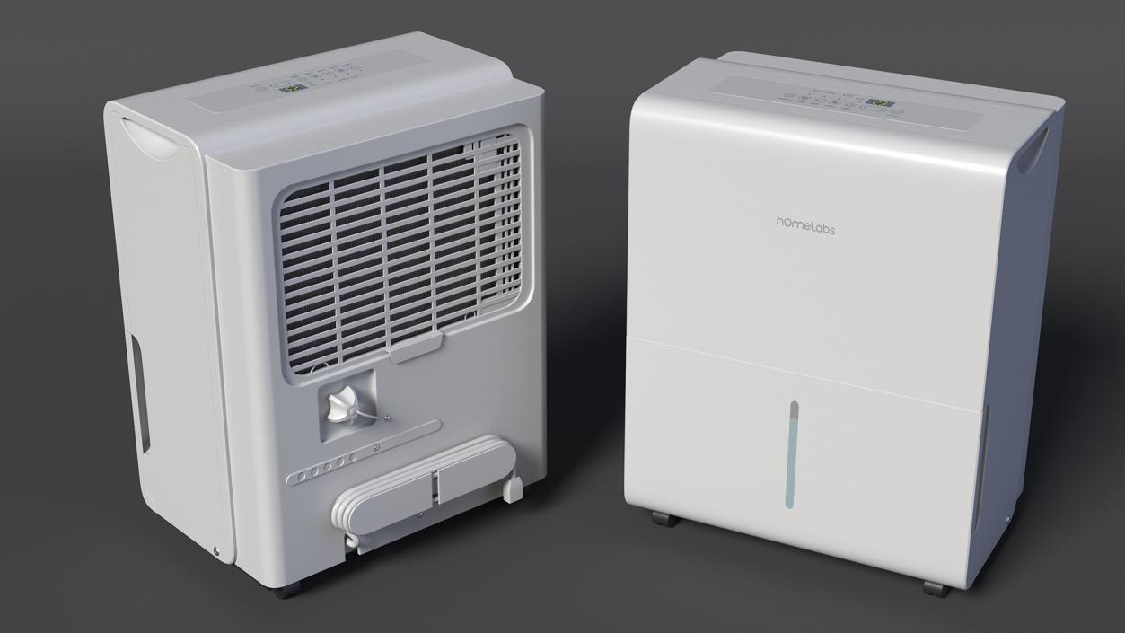 Dehumidifier HOmeLabs White 3D