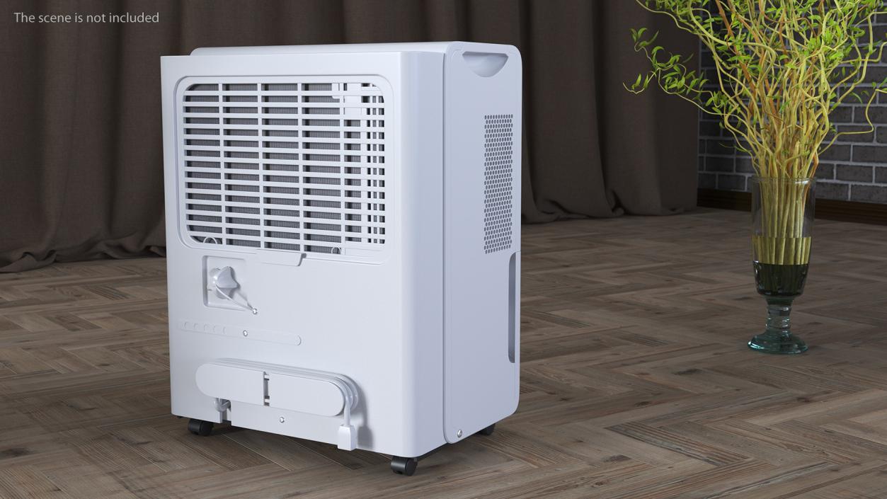 Dehumidifier HOmeLabs White 3D