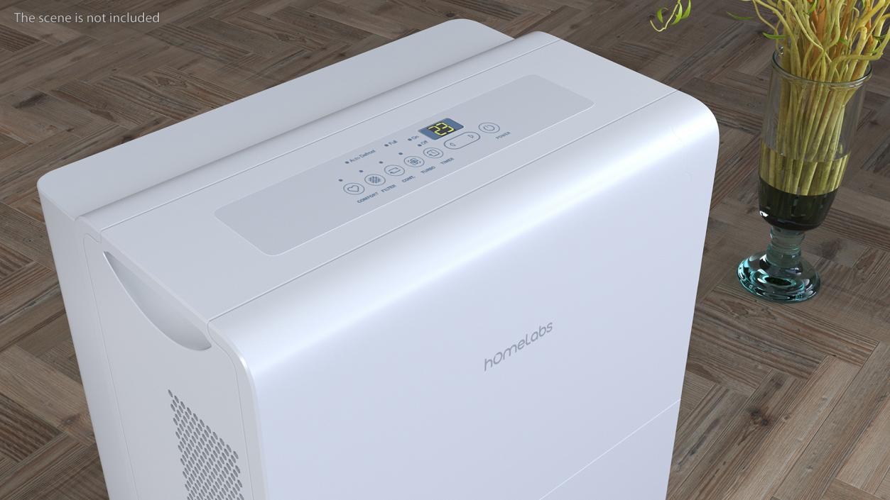 Dehumidifier HOmeLabs White 3D