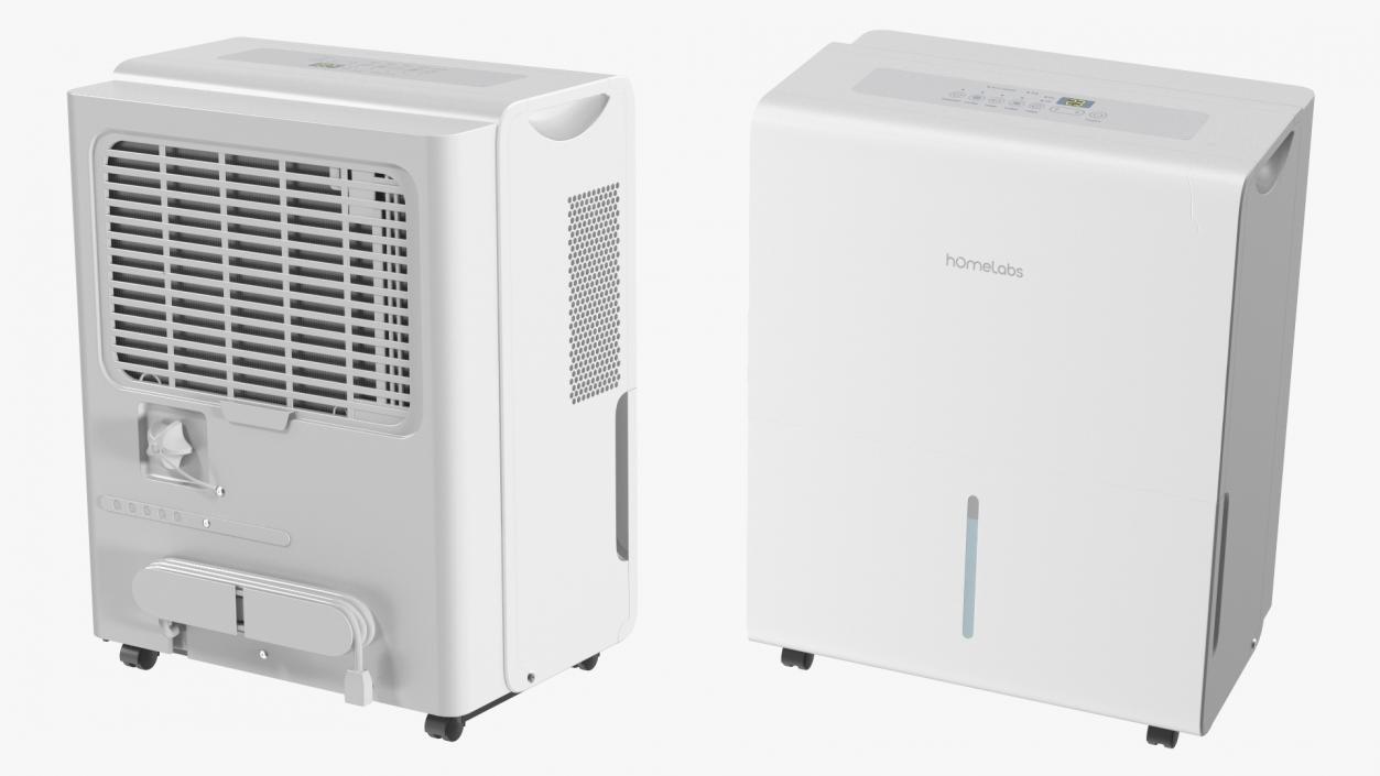 Dehumidifier HOmeLabs White 3D