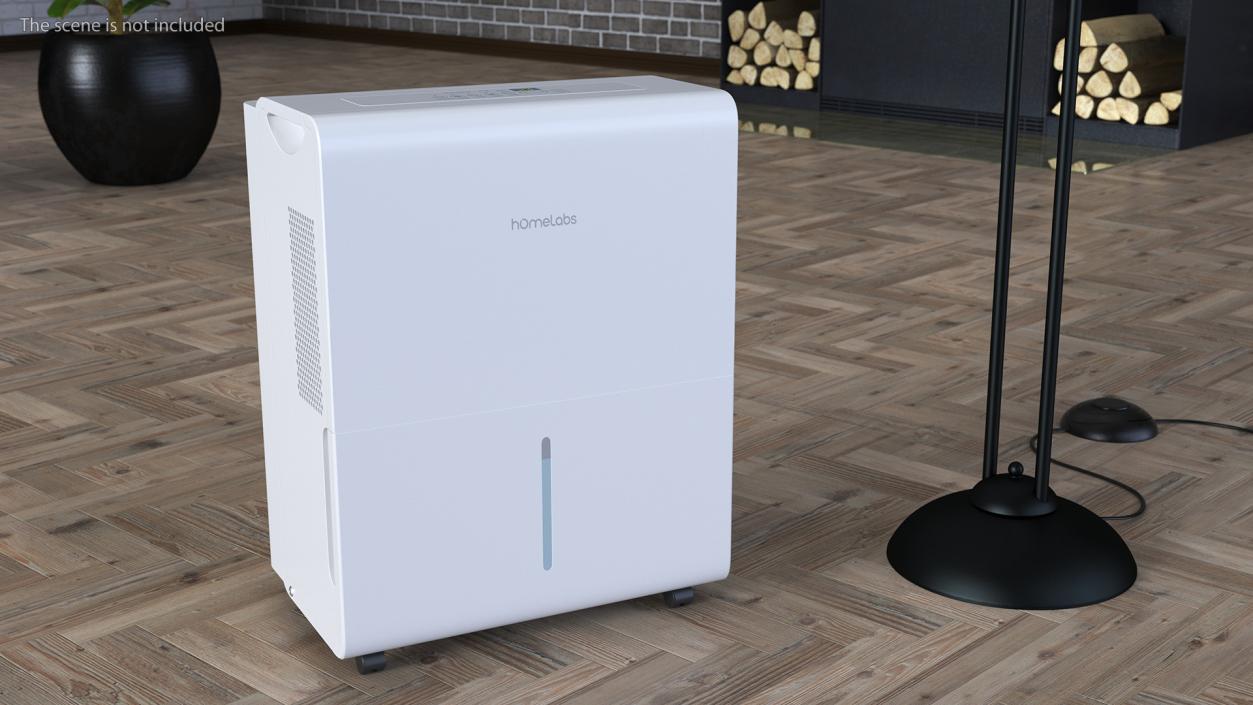 Dehumidifier HOmeLabs White 3D