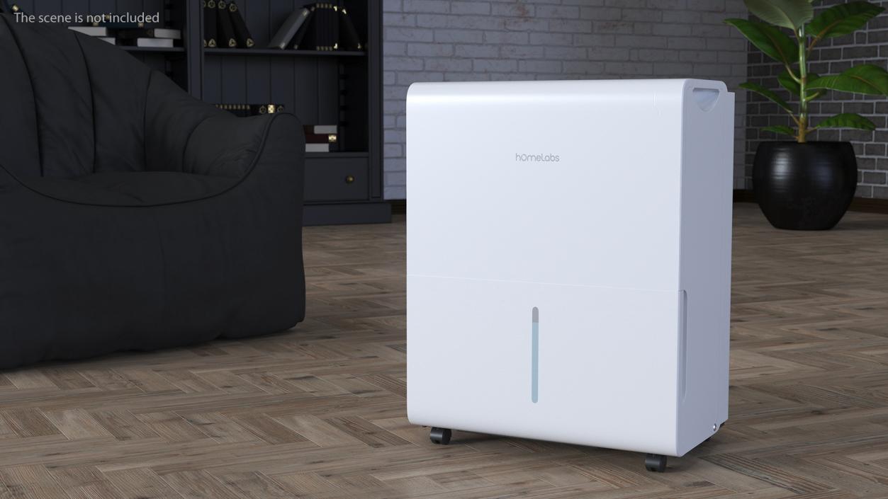 Dehumidifier HOmeLabs White 3D