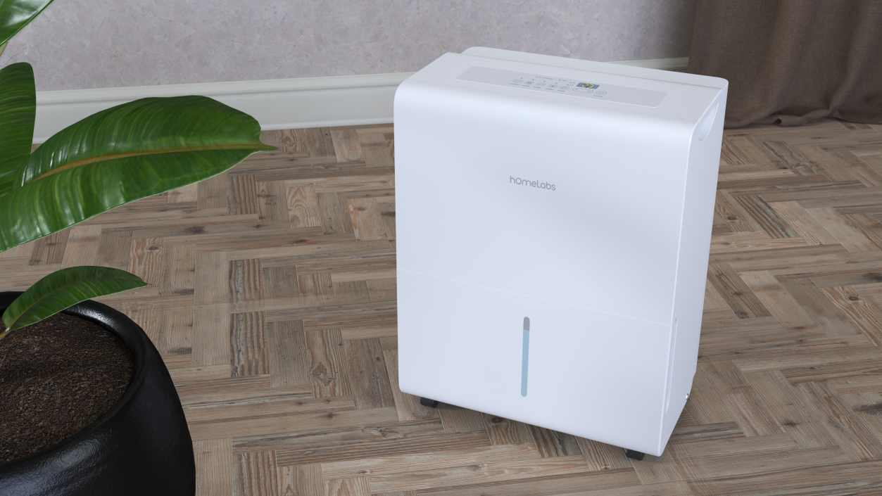 Dehumidifier HOmeLabs White 3D