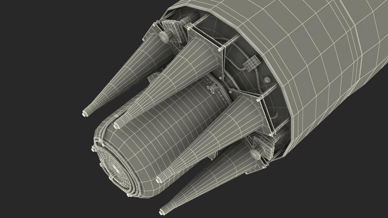 3D model Ballistic Missile Warhead