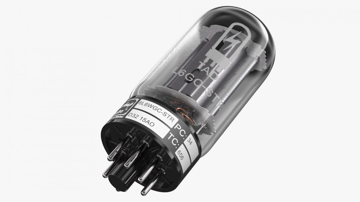 TAD Vacuum Tube 6L6WGC 3D