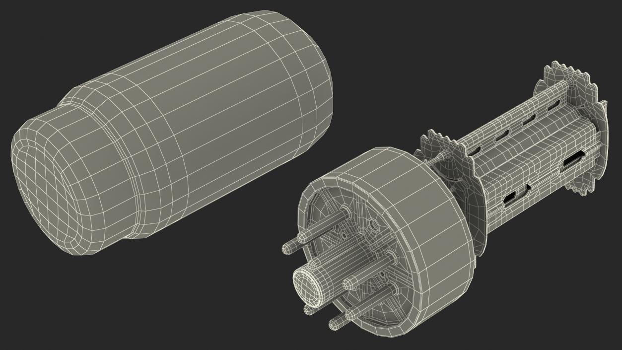 TAD Vacuum Tube 6L6WGC 3D