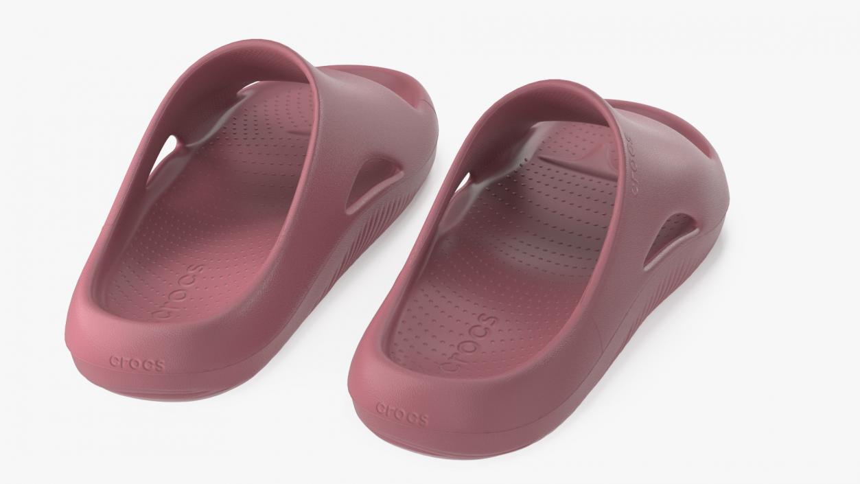 3D Crocs Mellow Slide Pink model