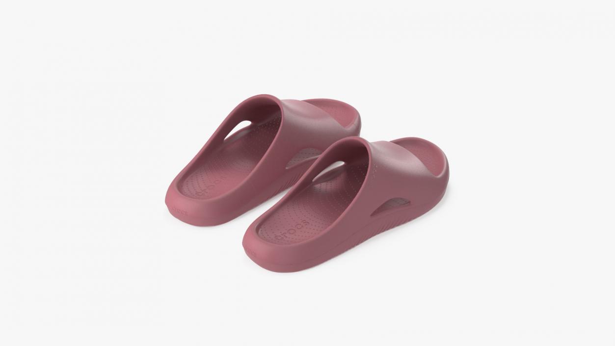 3D Crocs Mellow Slide Pink model