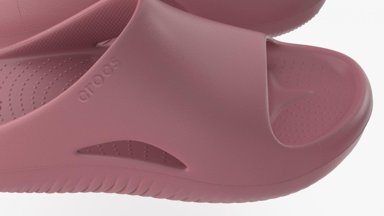 3D Crocs Mellow Slide Pink model