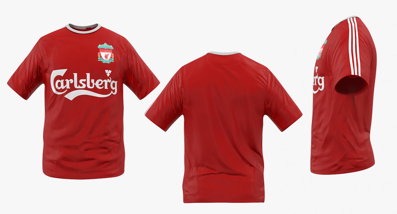 3D Soccer T-Shirt Liverpool 2