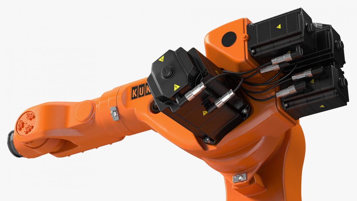 3D KUKA KR 60-3 Industrial Robot Arm model