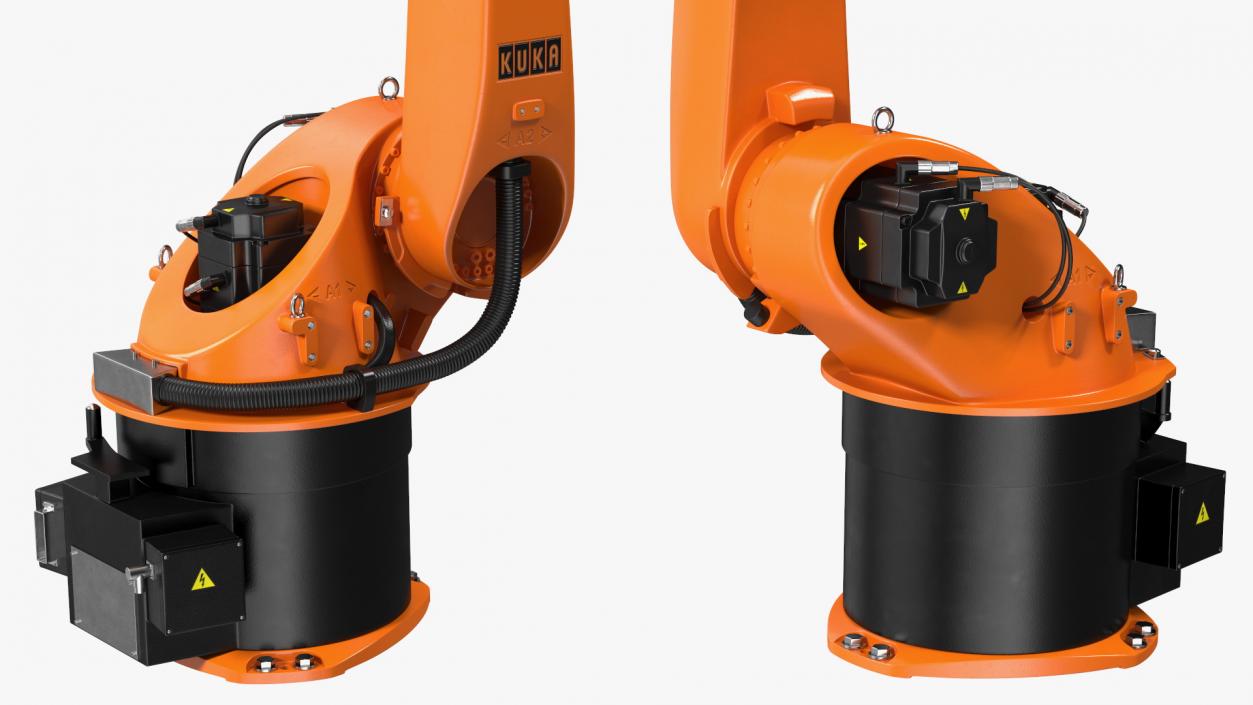 3D KUKA KR 60-3 Industrial Robot Arm model