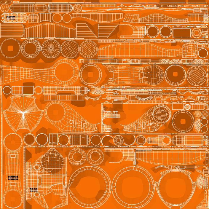 3D KUKA KR 60-3 Industrial Robot Arm model