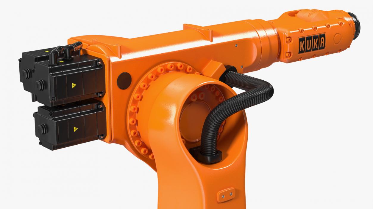 3D KUKA KR 60-3 Industrial Robot Arm model