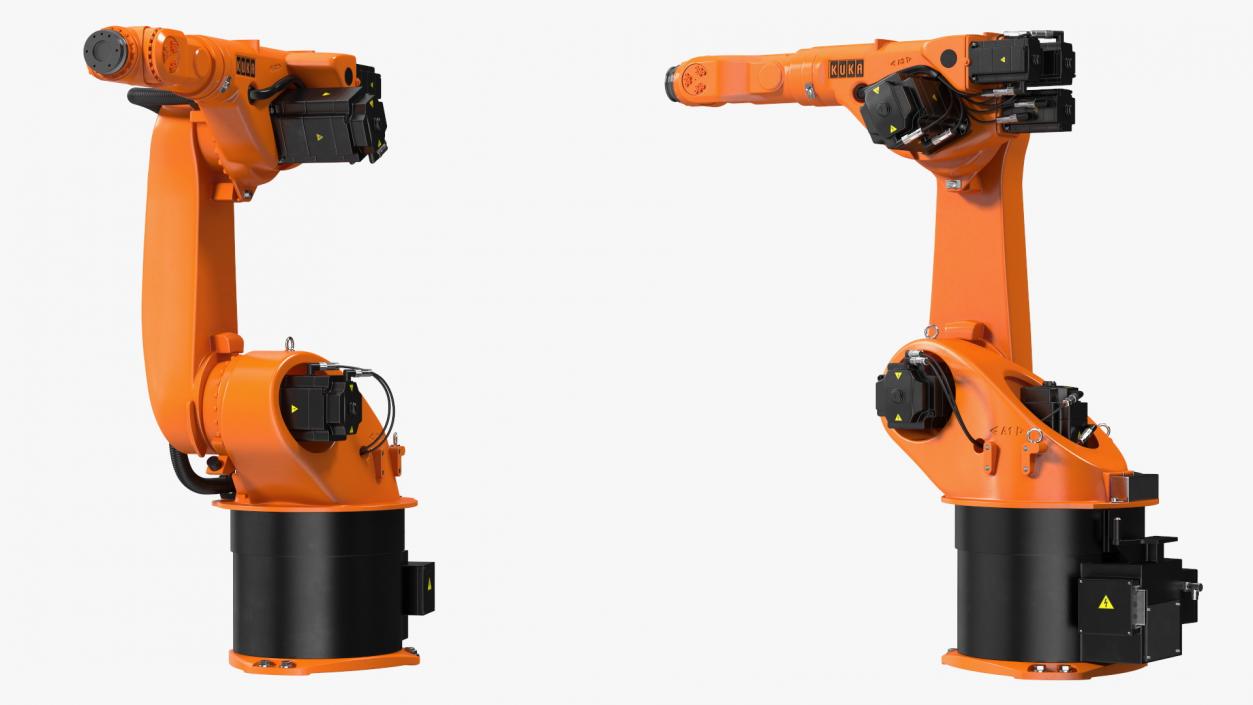 3D KUKA KR 60-3 Industrial Robot Arm model