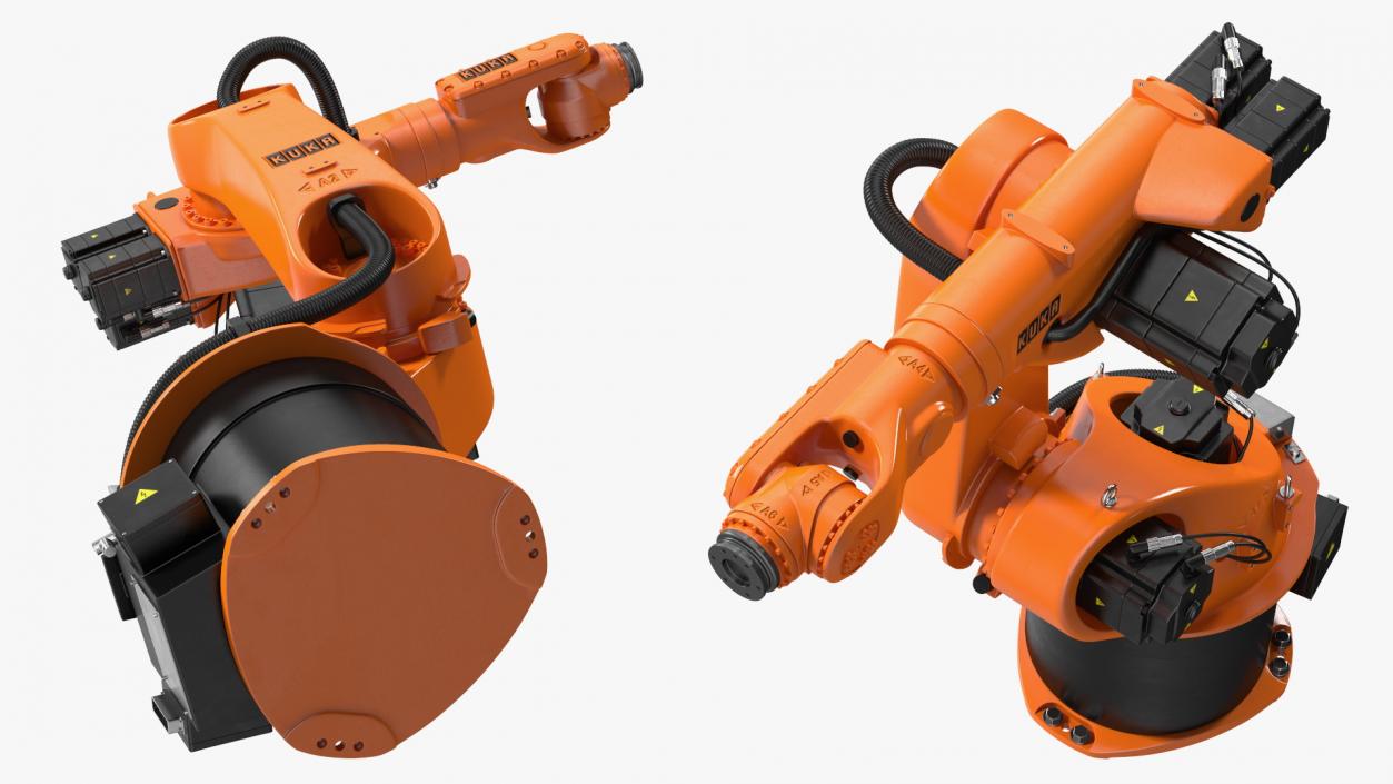 3D KUKA KR 60-3 Industrial Robot Arm model