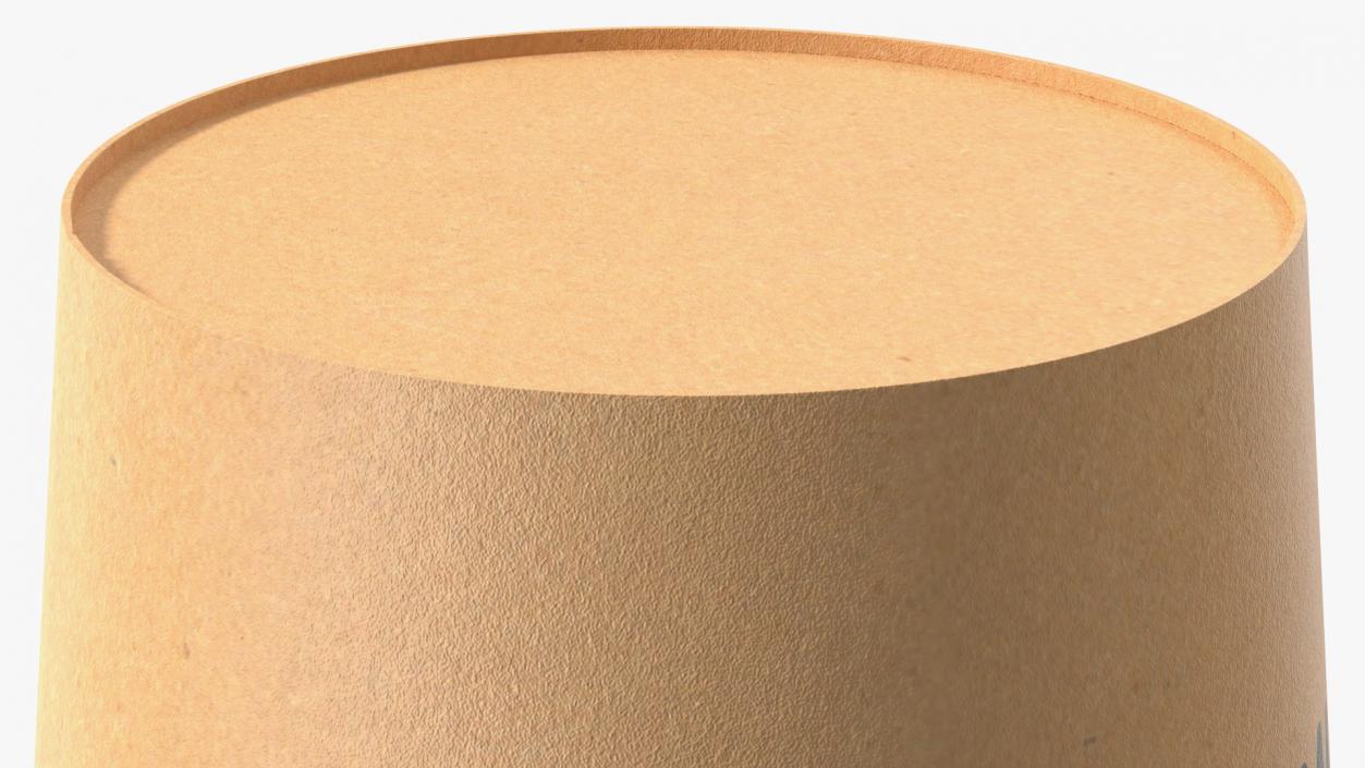 3D model Ice Cream Paper Cup Empty