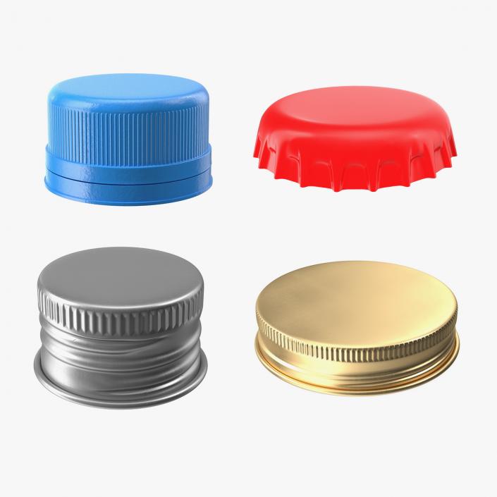 Bottle Caps Collection 4 3D model