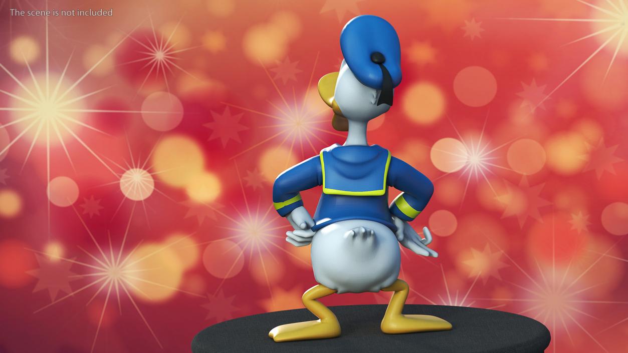 3D model Disney Character Donald Duck Rigged