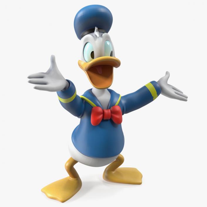 3D model Disney Character Donald Duck Rigged