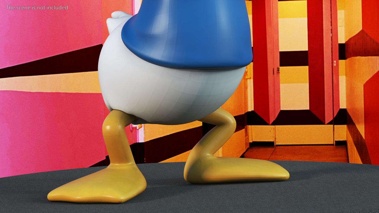 3D model Disney Character Donald Duck Rigged