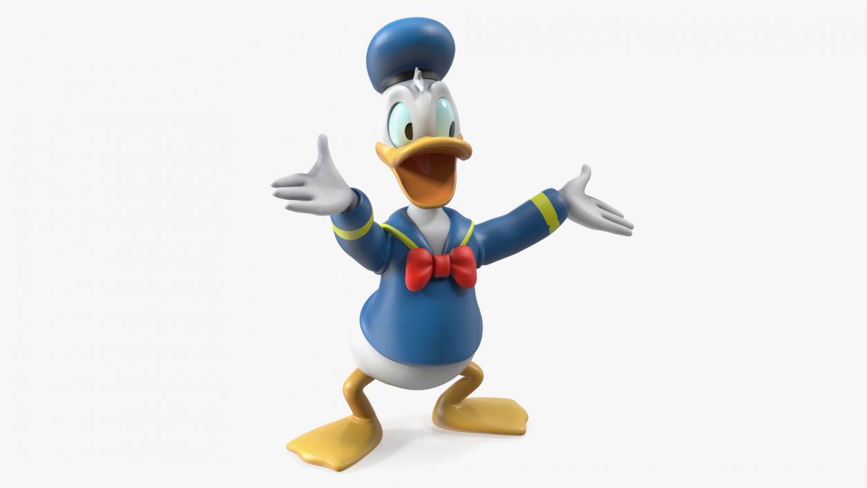 3D model Disney Character Donald Duck Rigged