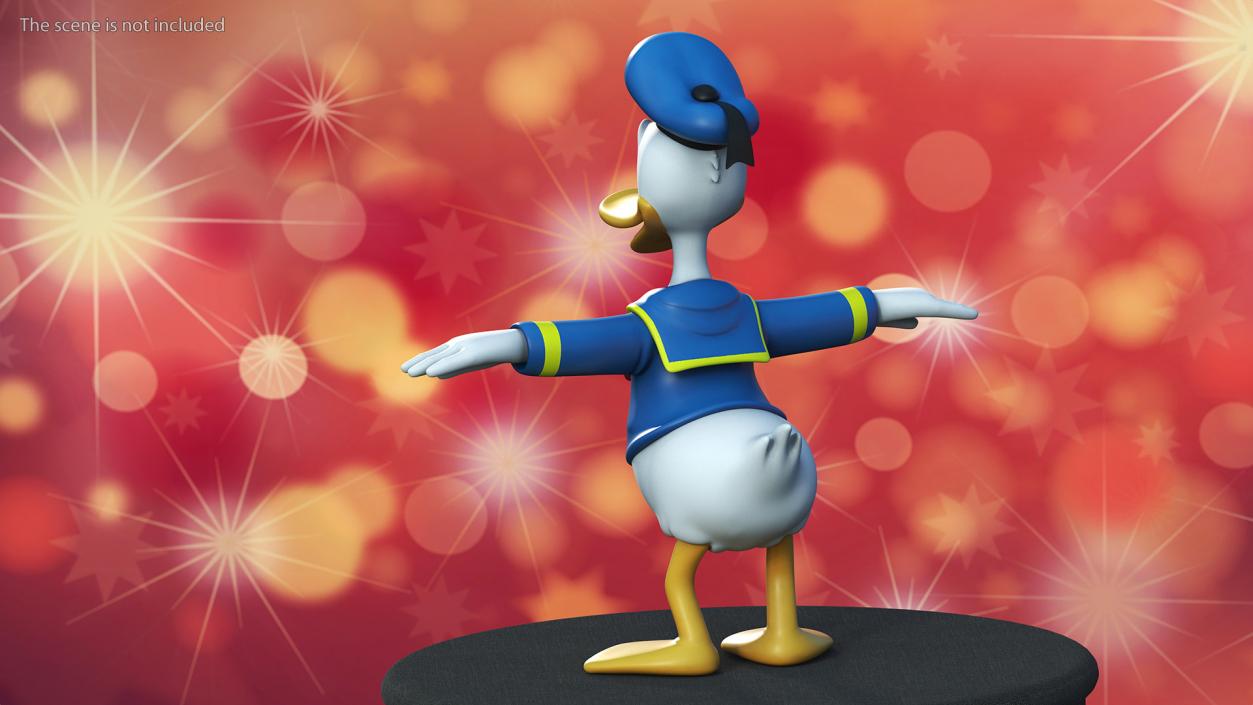 3D model Disney Character Donald Duck Rigged