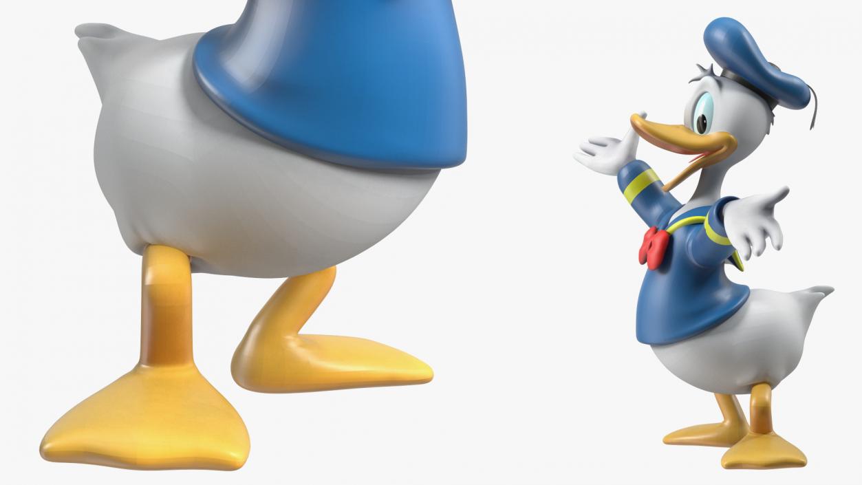 3D model Disney Character Donald Duck Rigged