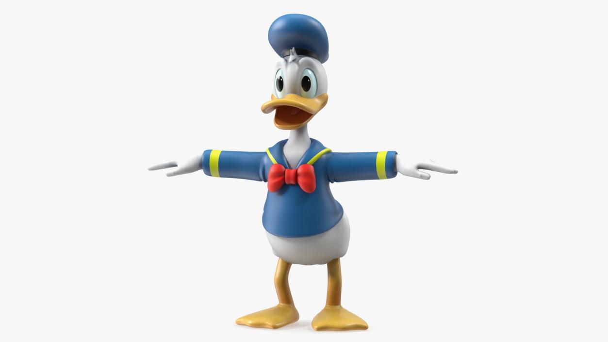 3D model Disney Character Donald Duck Rigged