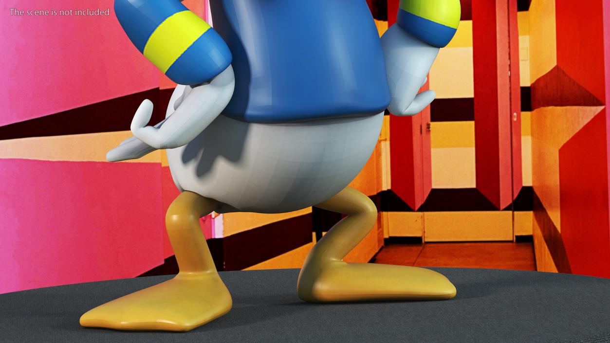 3D model Disney Character Donald Duck Rigged