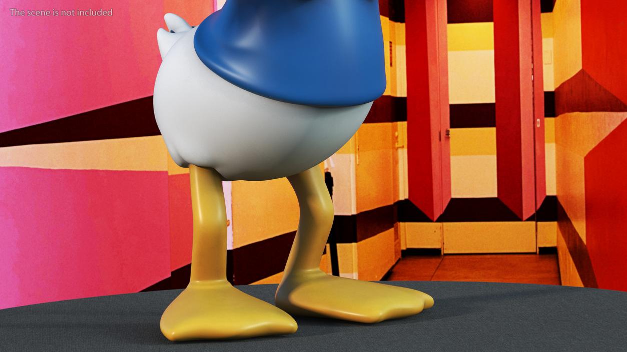 3D model Disney Character Donald Duck Rigged