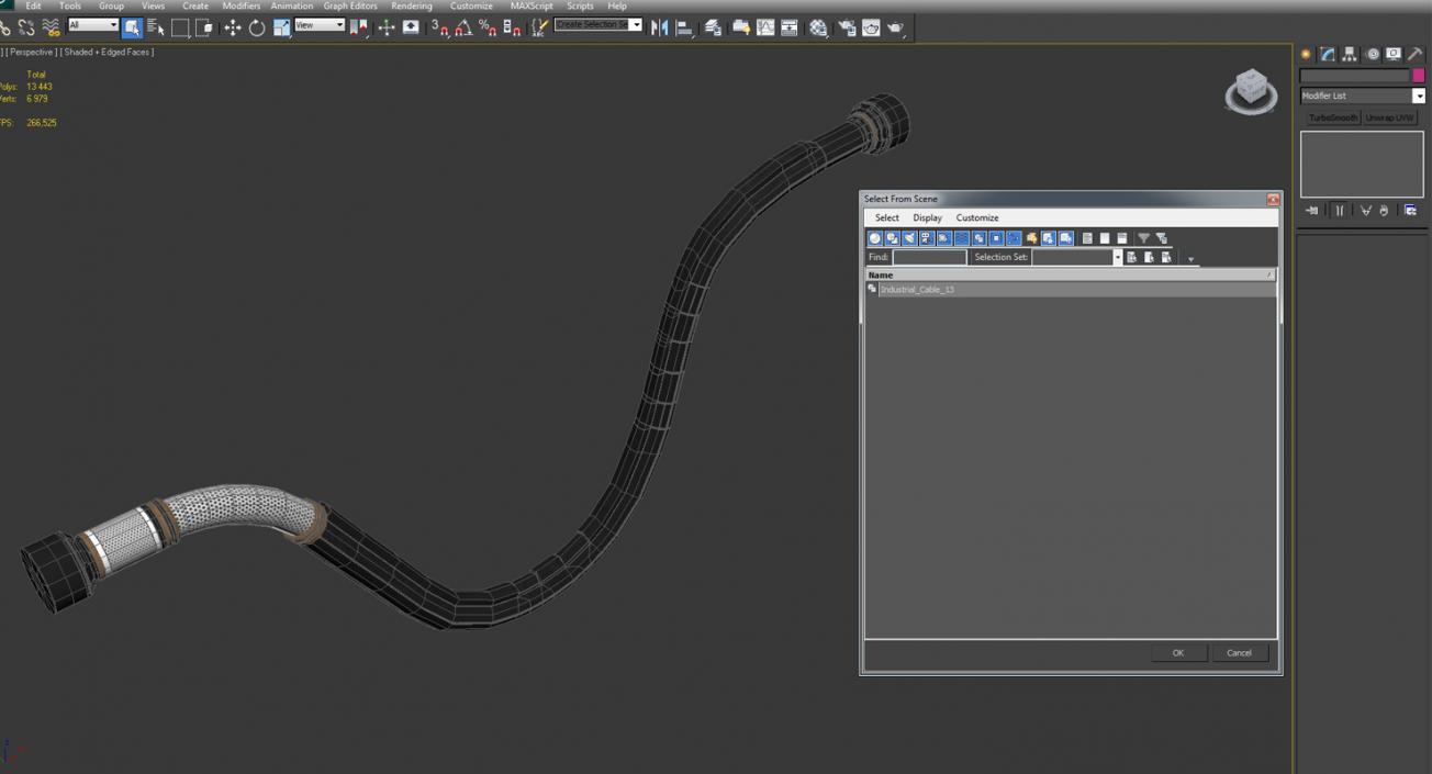 Industrial Cable 13 3D model