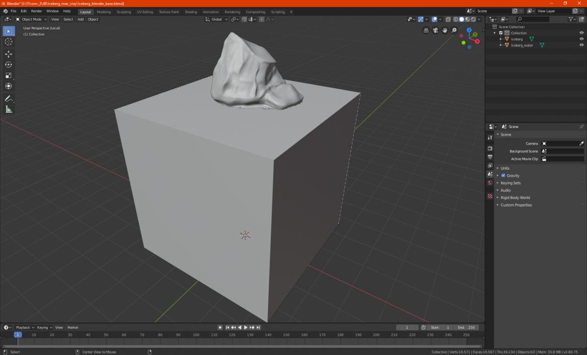 Iceberg 3D model