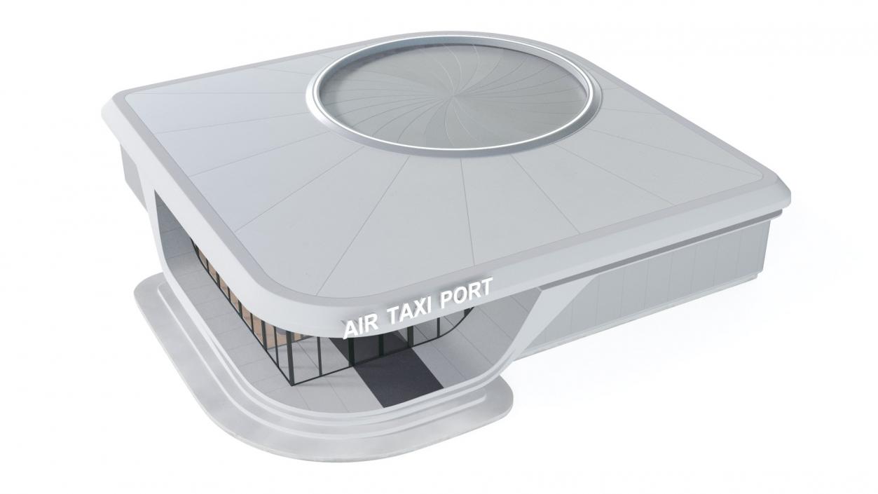 3D model Air Taxi Ports Collection