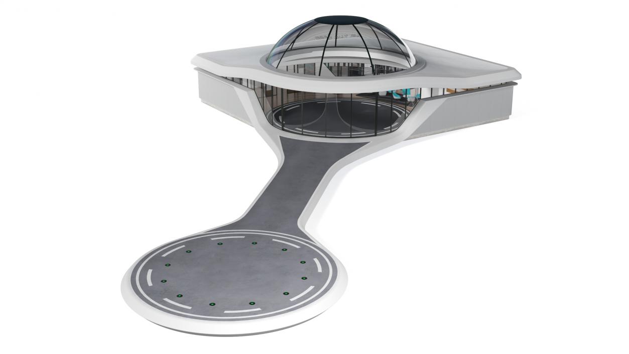 3D model Air Taxi Ports Collection