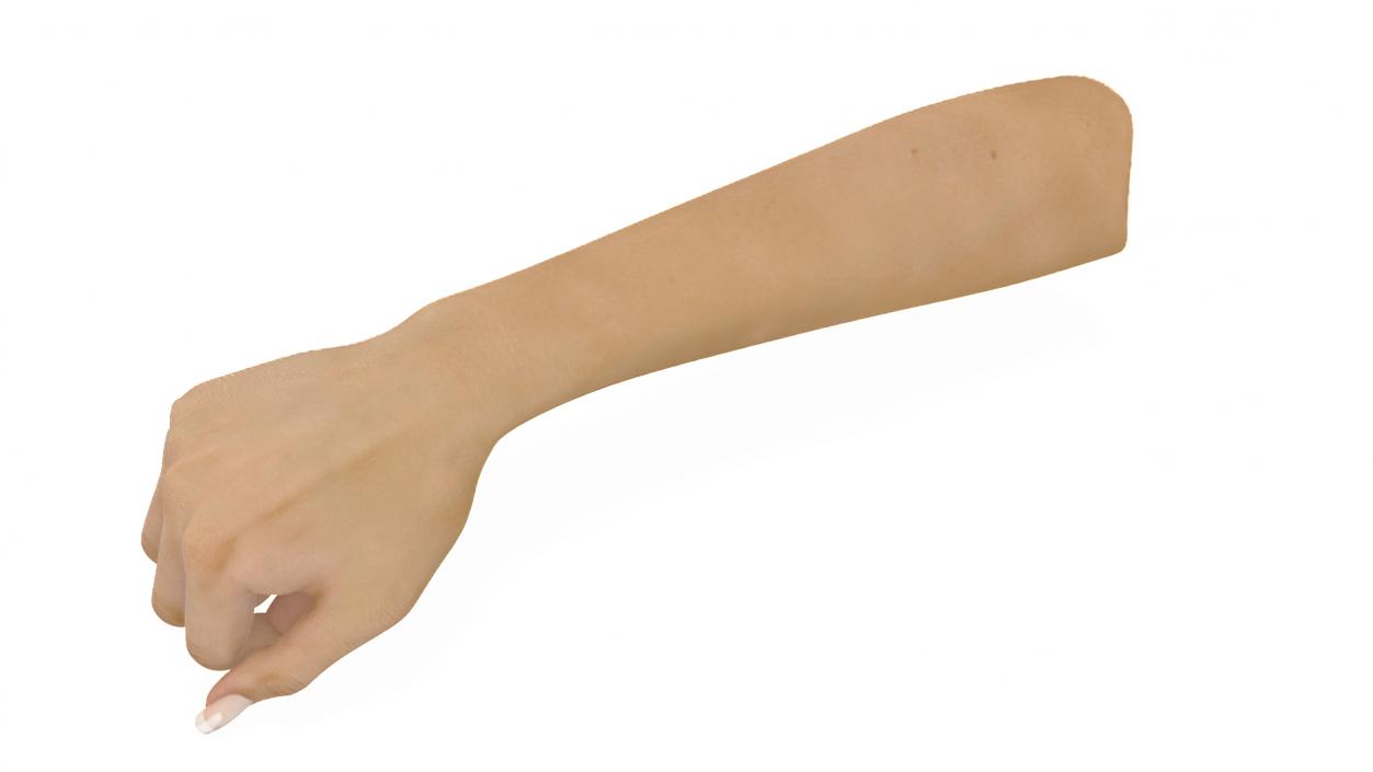 3D model Caucasian Woman Hand Fist