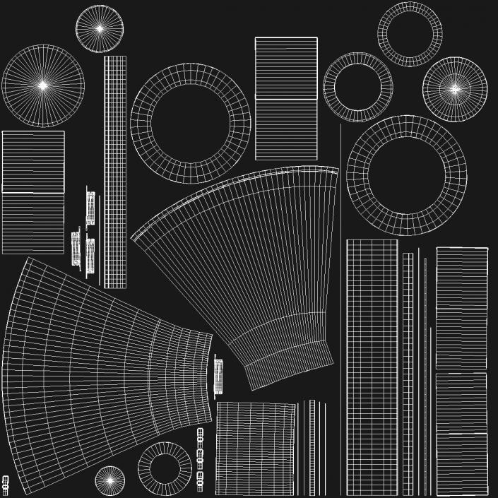 Chimney Focus Creation Empty Black 3D model