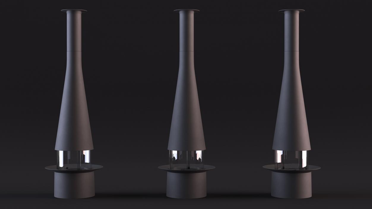 Chimney Focus Creation Empty Black 3D model