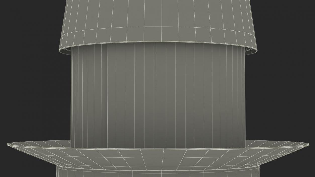 Chimney Focus Creation Empty Black 3D model