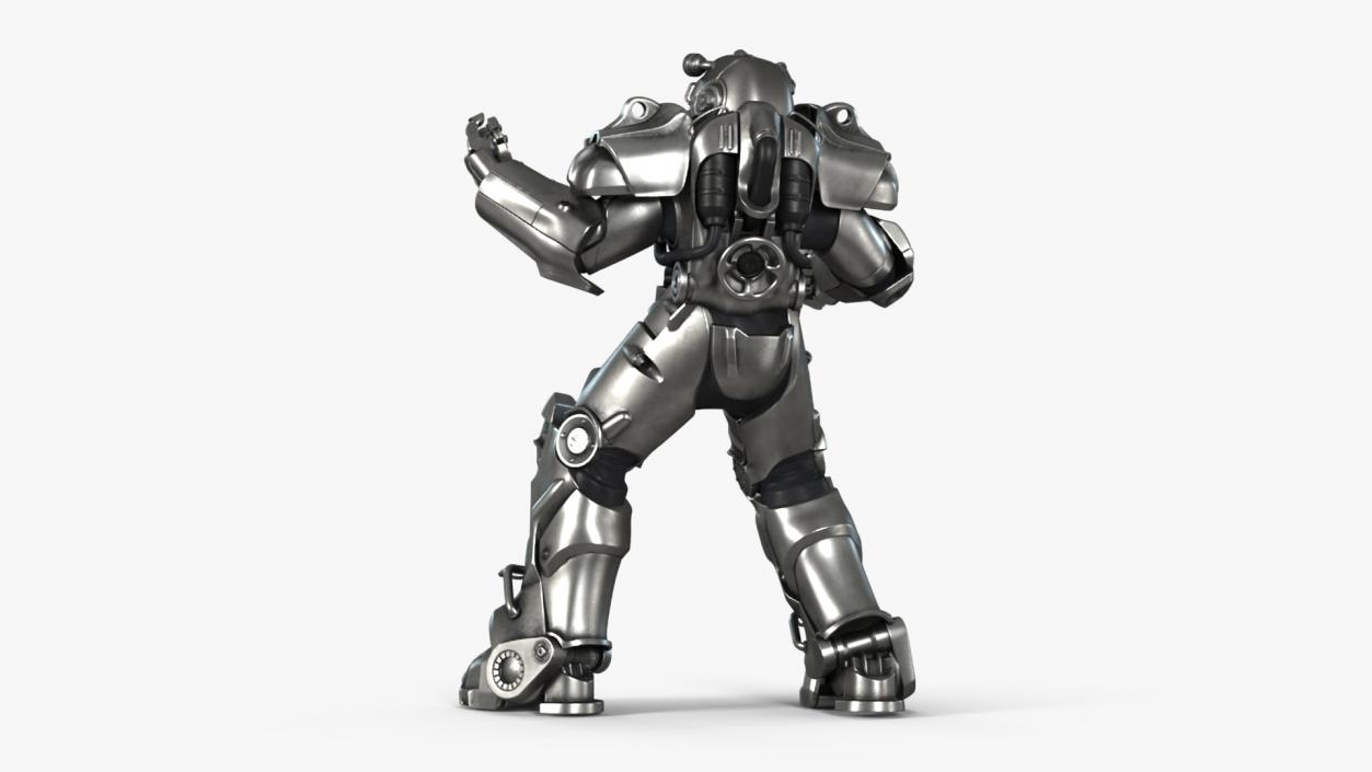 3D model T 60 Combat Armor Fallout Talking 2