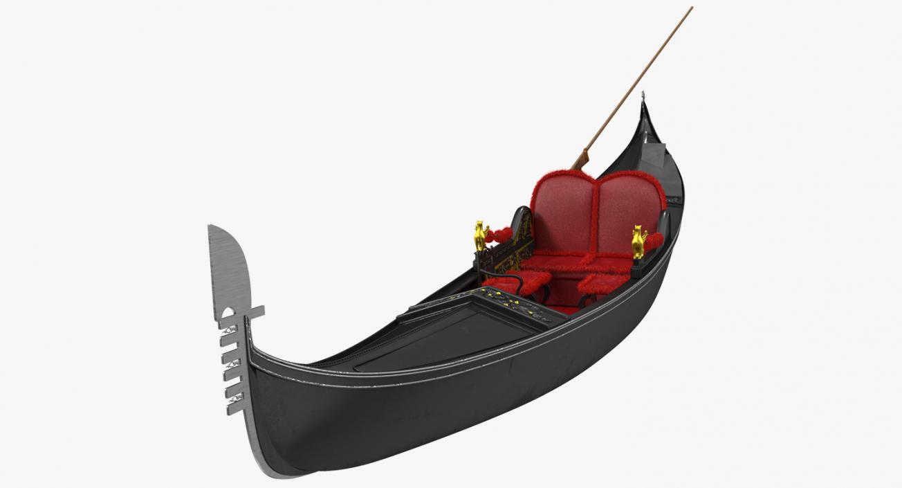 3D Venice Luxury Gondola